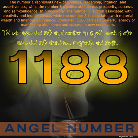 1188 angel number|1188 Angel Number: Meaning and Symbolism Explained